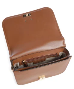 Delancey Umhängetasche fein genarbtes Leder braun