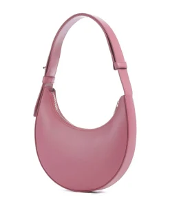 Delizia Mini Schultertasche fein genarbtes Leder pink