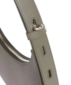 Delizia Mini Schultertasche fein genarbtes Leder khaki