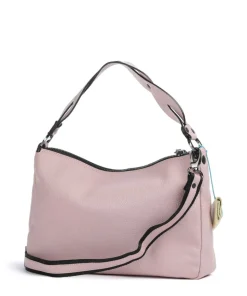 Delos Calliope Beuteltasche genarbtes Kalbsleder rosa