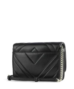 Delphine Umhängetasche Lammleder schwarz