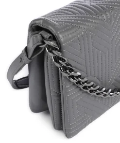 Desiree Umhängetasche Lederimitat dunkelgrau