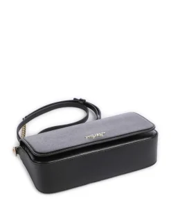 Devin Umhängetasche Saffiano Leder schwarz