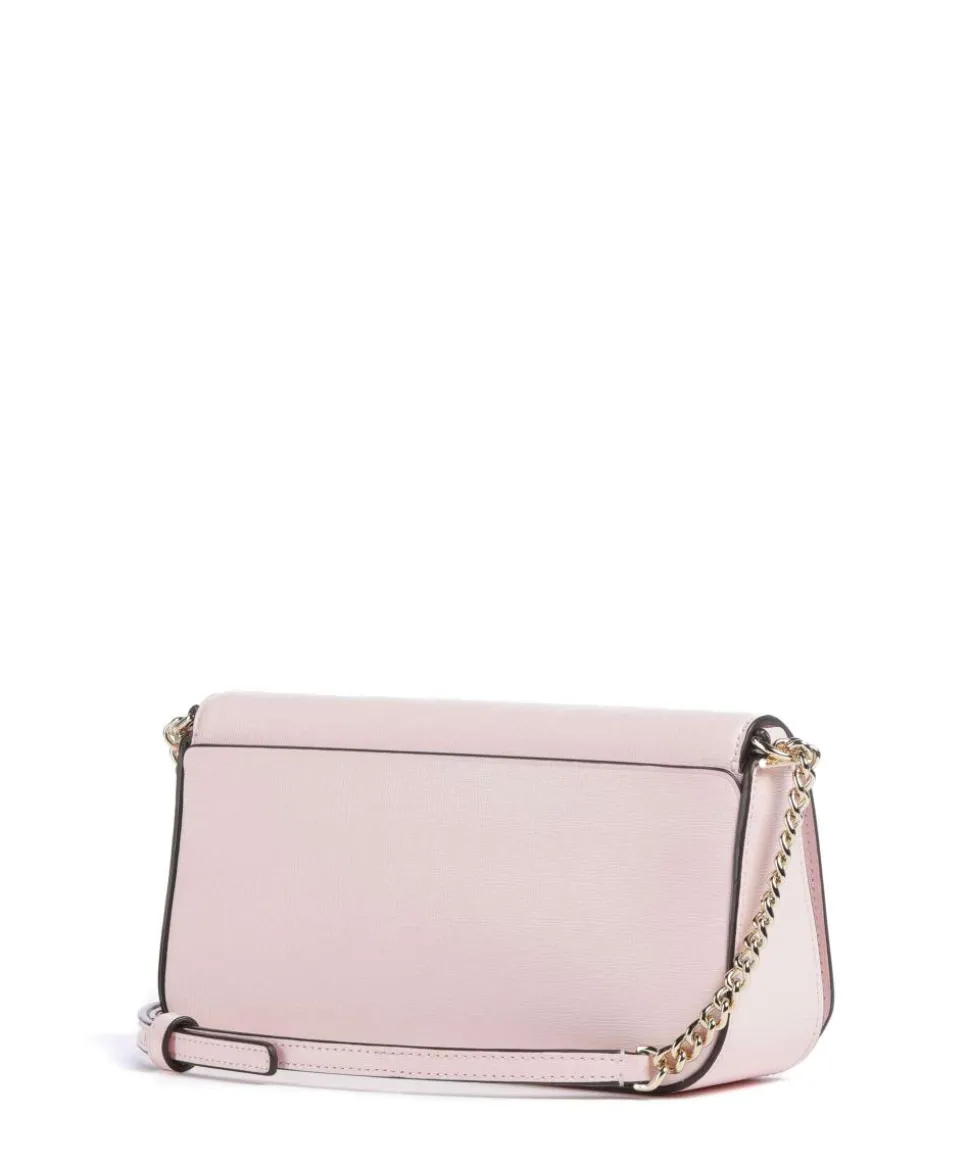 Devin Umhängetasche Saffiano Leder rosa