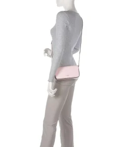 Devin Umhängetasche Saffiano Leder rosa