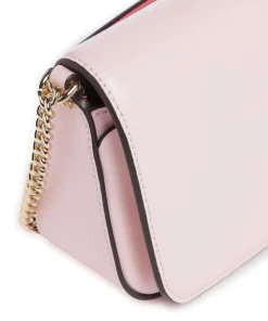 Devin Umhängetasche Saffiano Leder rosa