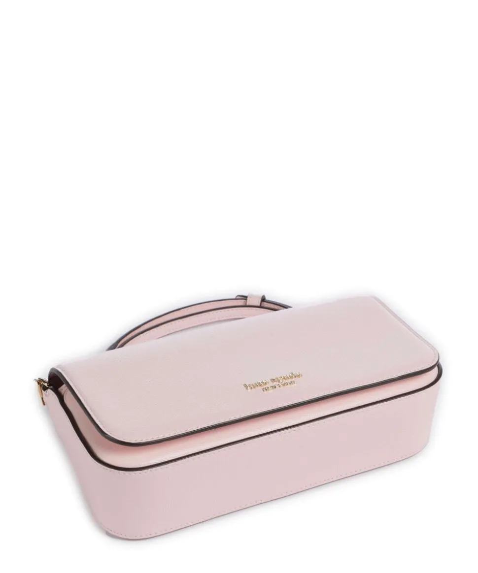 Devin Umhängetasche Saffiano Leder rosa