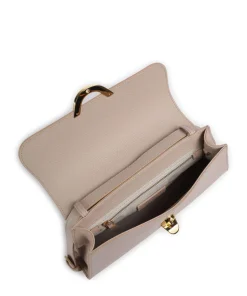 Dew Schultertasche genarbtes Leder altrosa