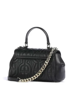 Diadora S Handtasche genarbtes Rindsleder schwarz