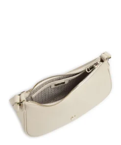 Diadora XS Schultertasche genarbtes Rindsleder creme