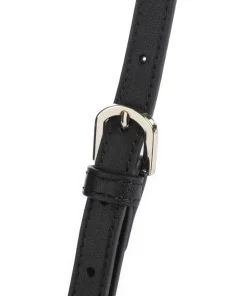 Diadora XS Schultertasche fein genarbtes Rindsleder schwarz