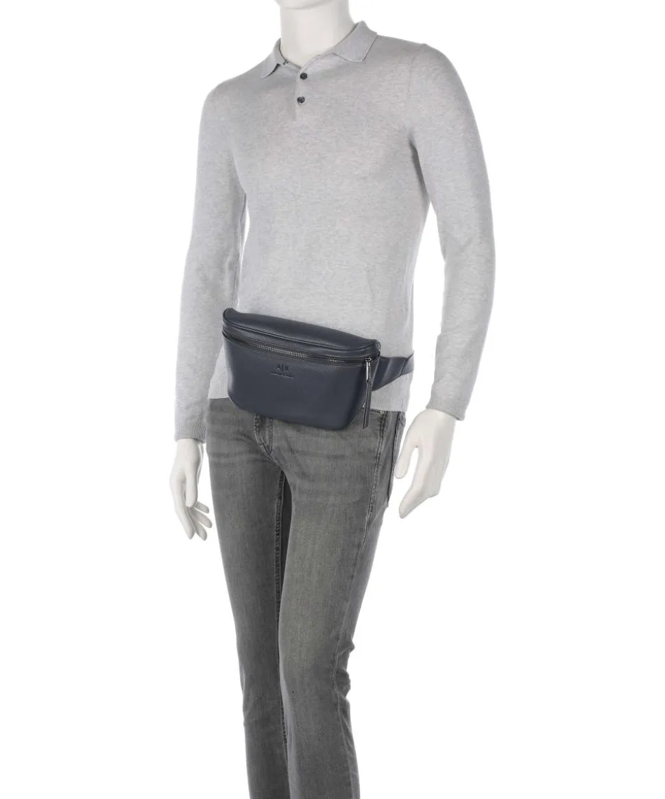 Dino Gürteltasche Lederimitat dunkelgrau