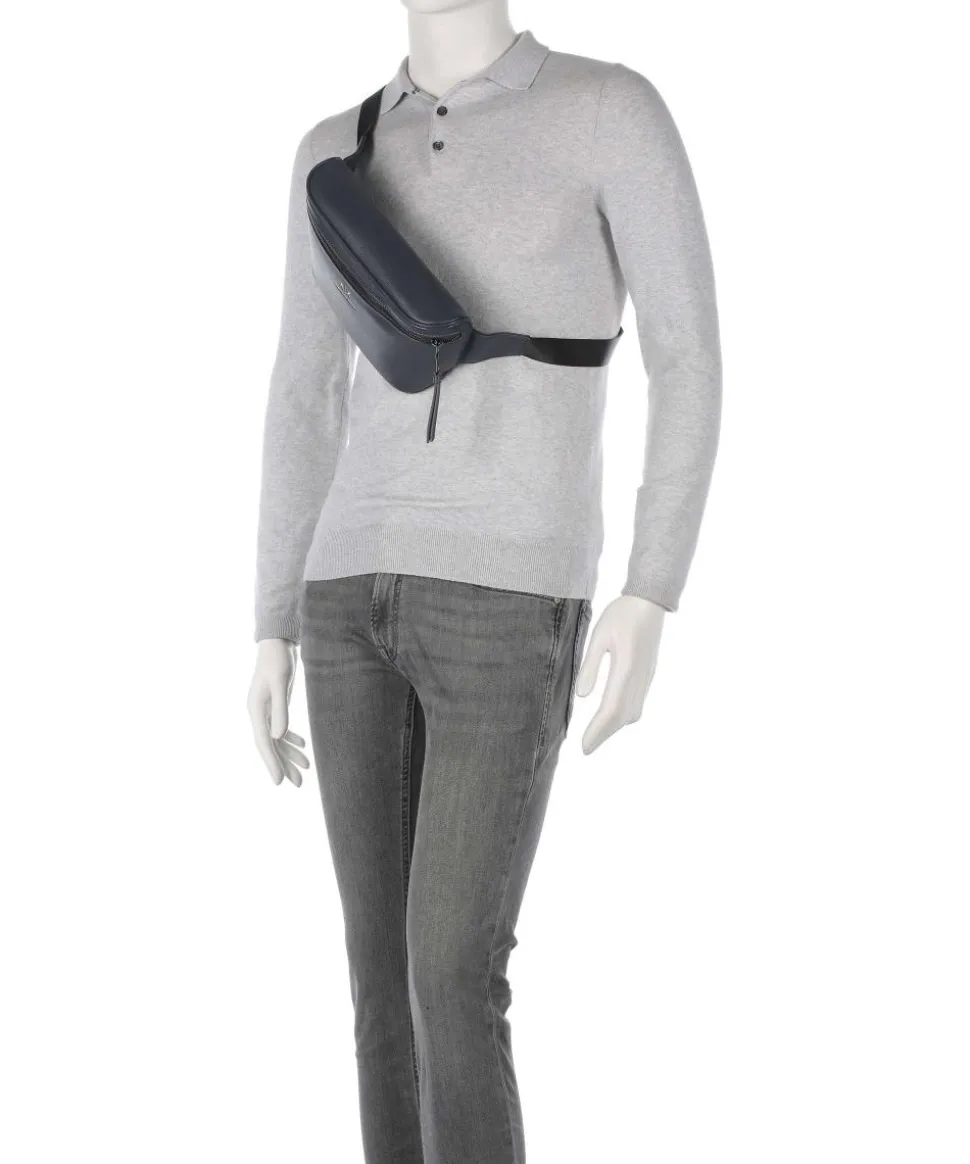 Dino Gürteltasche Lederimitat dunkelgrau