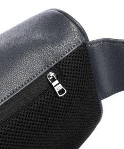 Dino Gürteltasche Lederimitat dunkelgrau