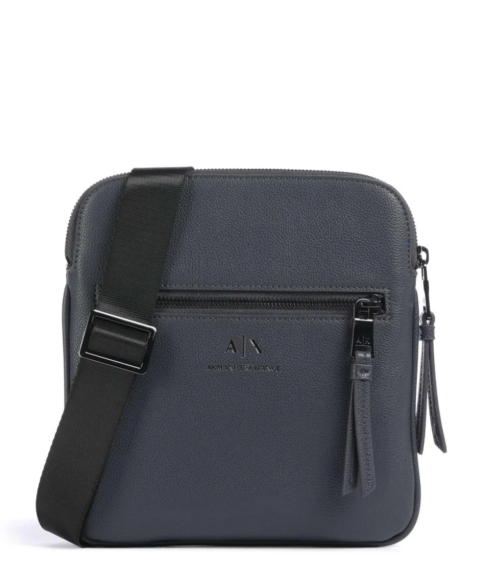 Dino Umhängetasche Lederimitat dunkelgrau