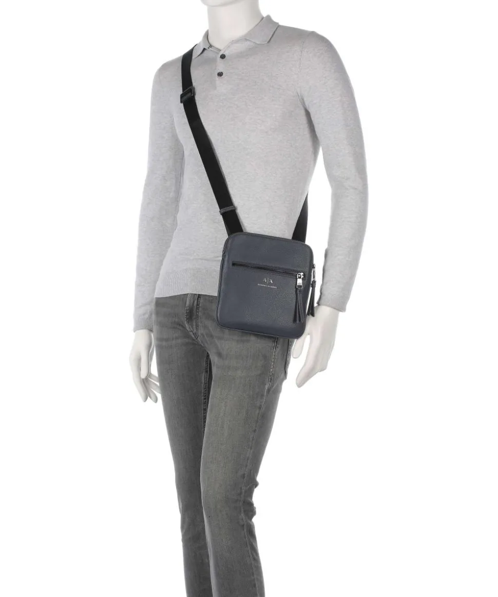 Dino Umhängetasche Lederimitat dunkelgrau