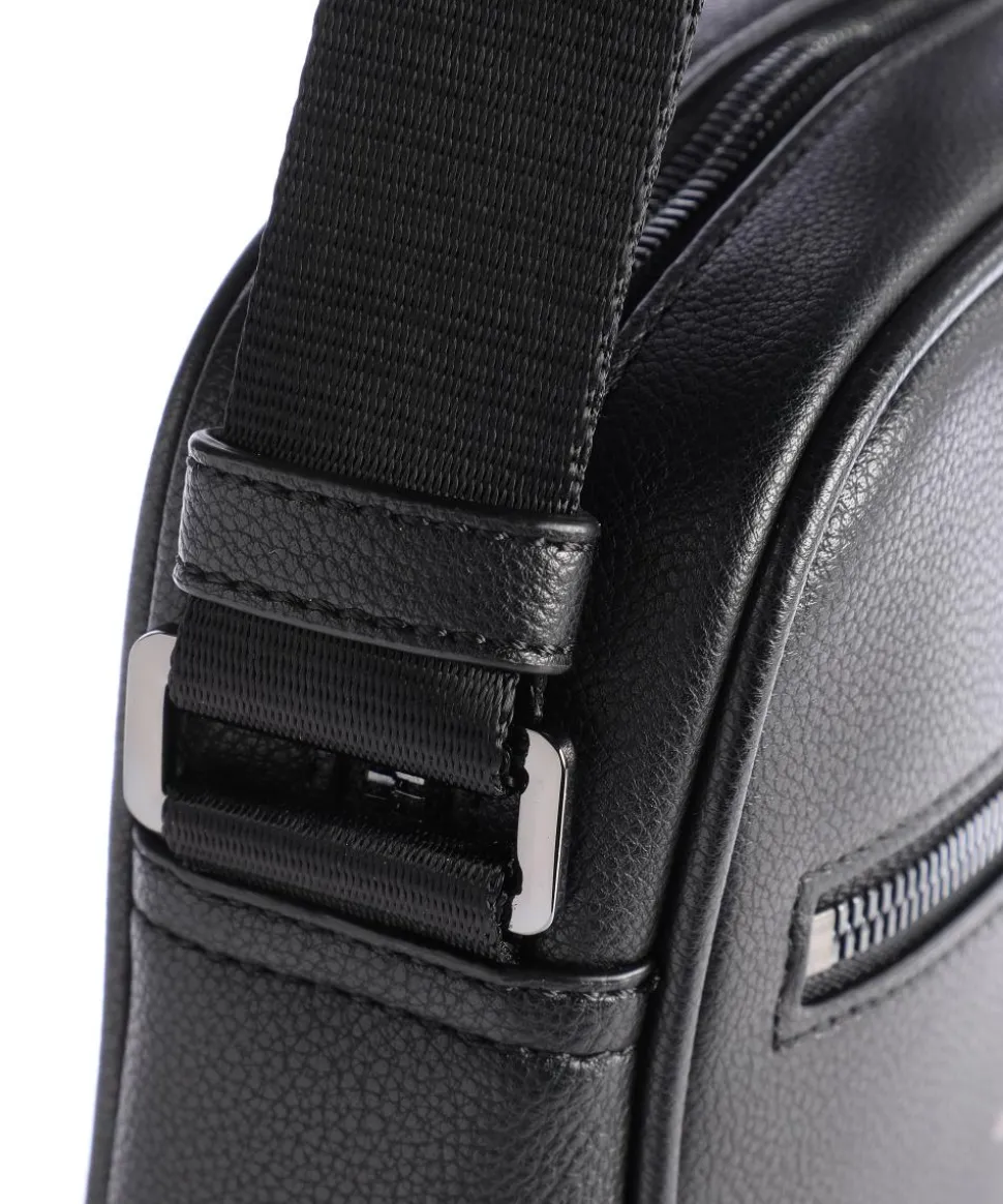 Dino Umhängetasche Lederimitat schwarz