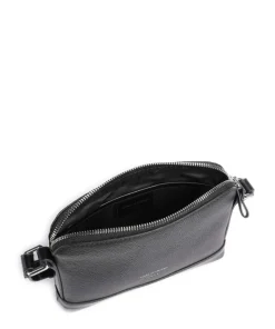 Diu Umhängetasche genarbtes Rindsleder schwarz