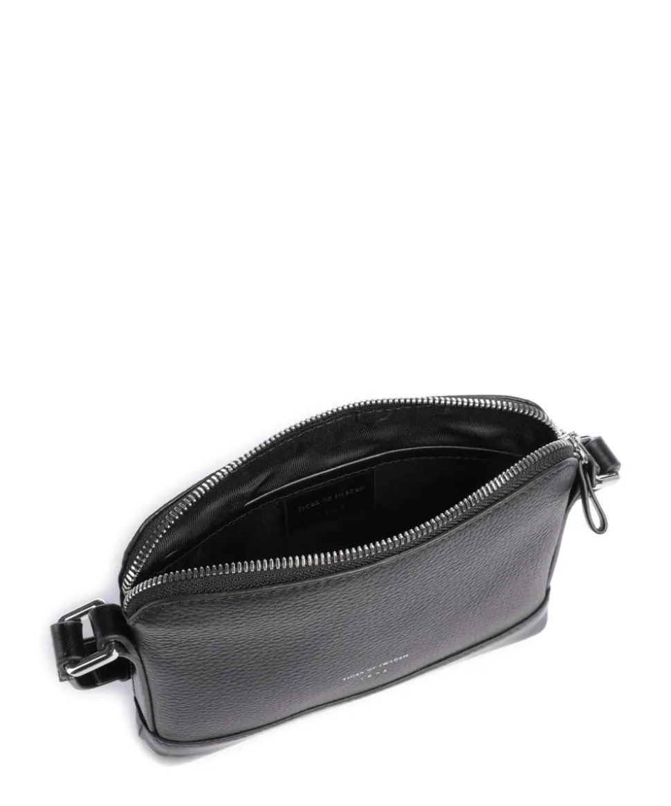 Diu Umhängetasche genarbtes Rindsleder schwarz