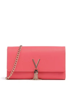 Divina Sa Umhängetasche Lederimitat koralle