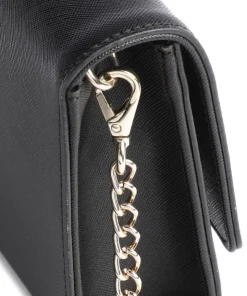 Divina Sa Umhängetasche Lederimitat schwarz