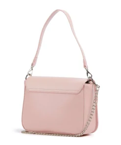 Divina Schultertasche Lederimitat rosa