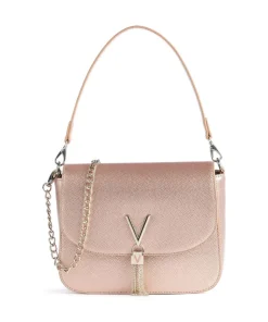 Divina Schultertasche Lederimitat roségold