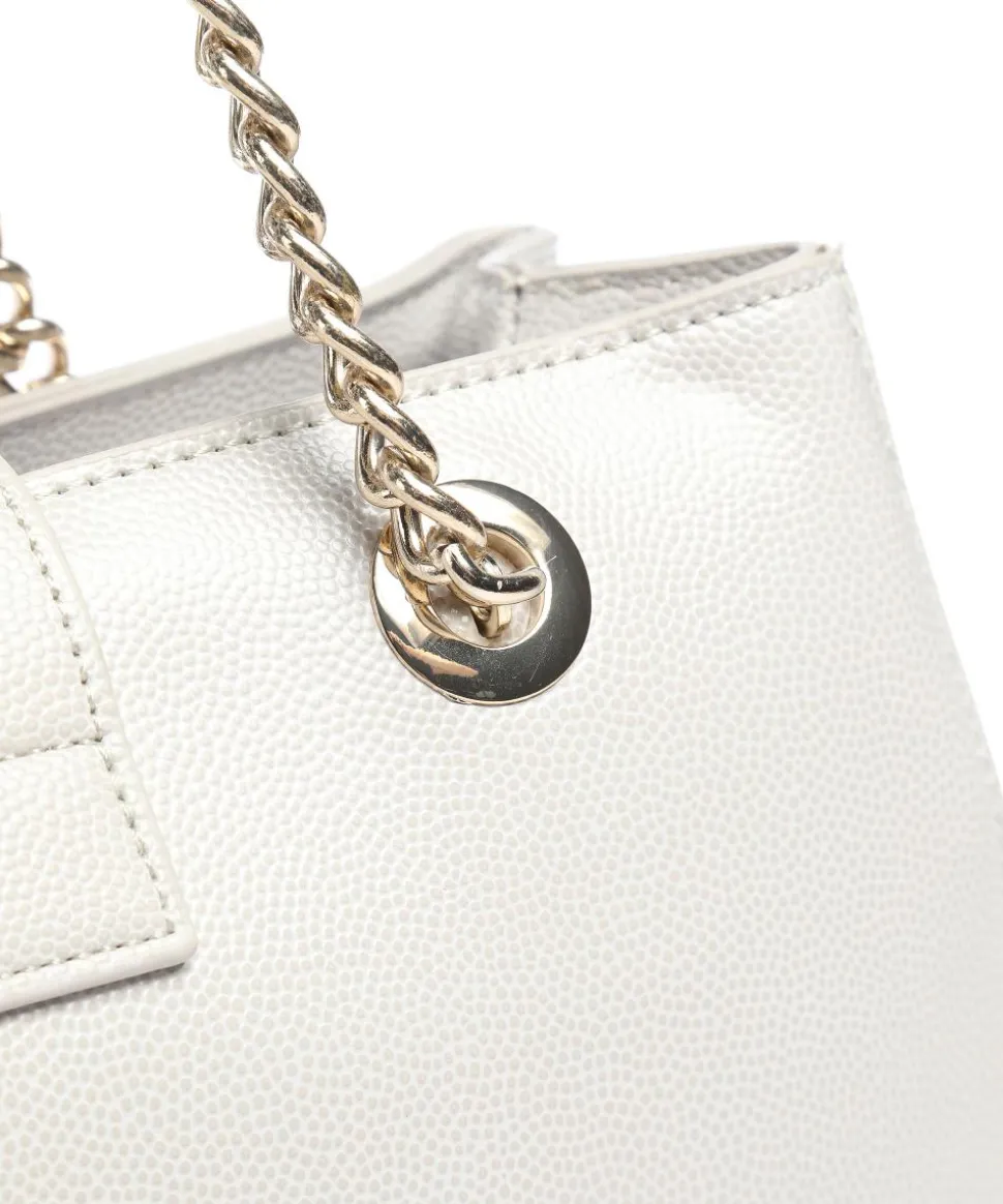 Divina Shopper Lederimitat hellgrau