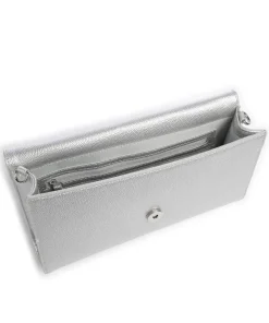 Divina Umhängetasche Lederimitat silber