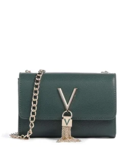 Divina Umhängetasche Lederimitat dunkelgrün