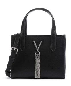 Divina Umhängetasche Lederimitat schwarz