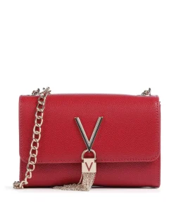 Divina Umhängetasche Lederimitat rot