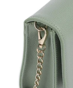 Divina Umhängetasche Lederimitat grünblau