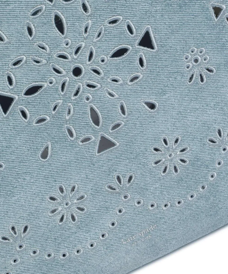 Do It All Large Shopper aufgerautes Rindsleder blau