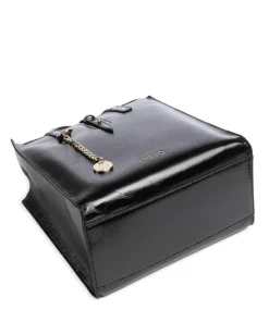 Doba S Handtasche Lederimitat schwarz