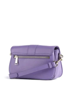 Donna Fia Umhängetasche fein genarbtes Rindsleder violett