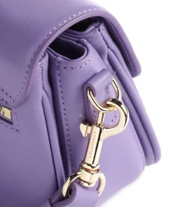 Donna Fia Umhängetasche fein genarbtes Rindsleder violett