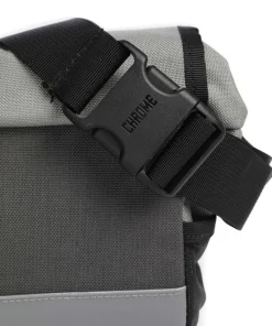 Doubletrack Lenkertasche Nylon grau/schwarz