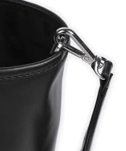 Drew Handtasche Lederimitat schwarz
