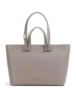 Duetto L Shopper genarbtes Rindsleder taupe