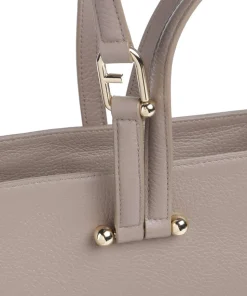 Duetto L Shopper genarbtes Rindsleder taupe