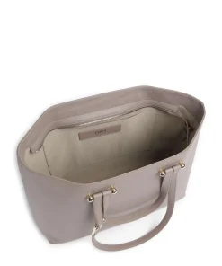 Duetto L Shopper genarbtes Rindsleder taupe