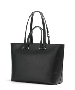 Duetto L Shopper genarbtes Rindsleder schwarz