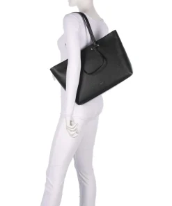 Duetto L Shopper genarbtes Rindsleder schwarz