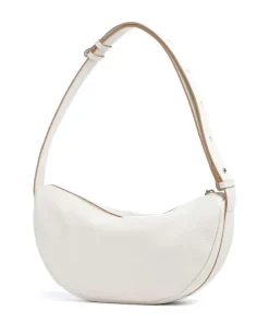 Dukes Place Schultertasche genarbtes Rindsleder elfenbein