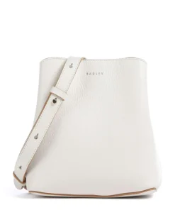 Dukes Place Umhängetasche genarbtes Rindsleder elfenbein