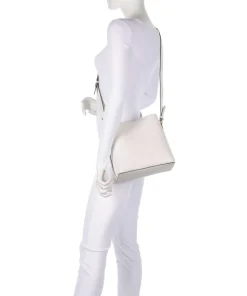 Dukes Place Umhängetasche genarbtes Rindsleder elfenbein