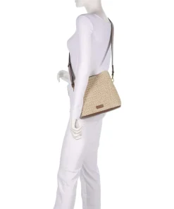 Dukes Place Umhängetasche Bast beige/braun