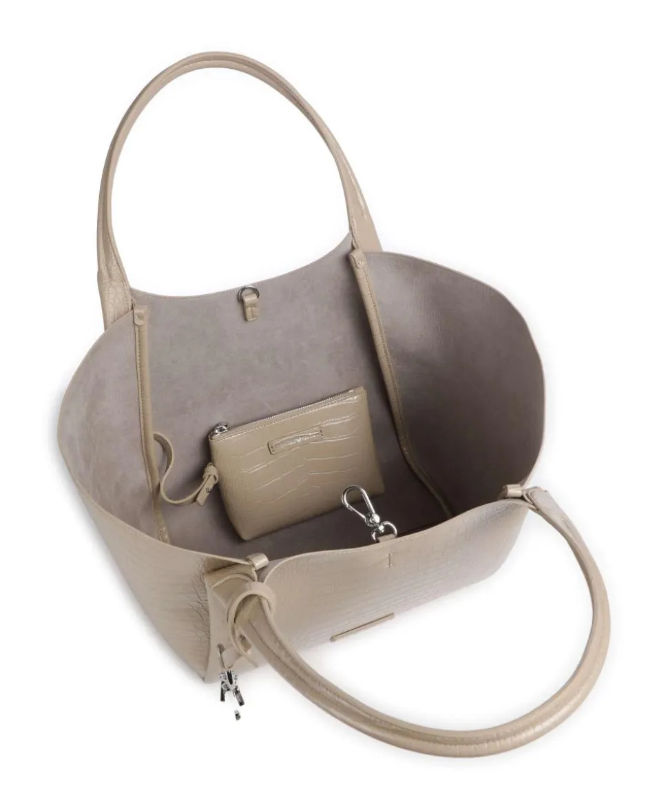 Durini 24 Shopper Lederimitat beige