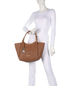 Durini 24 Shopper Lederimitat braun